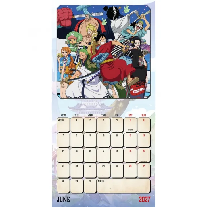 One Piece стенен календар 2027 – снимка 2