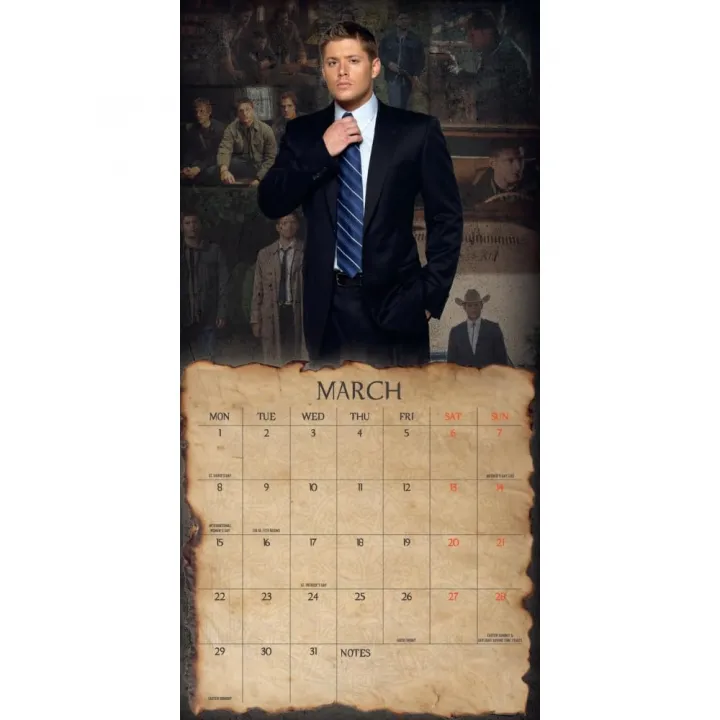 Supernatural стенен календар 2027 – снимка 2