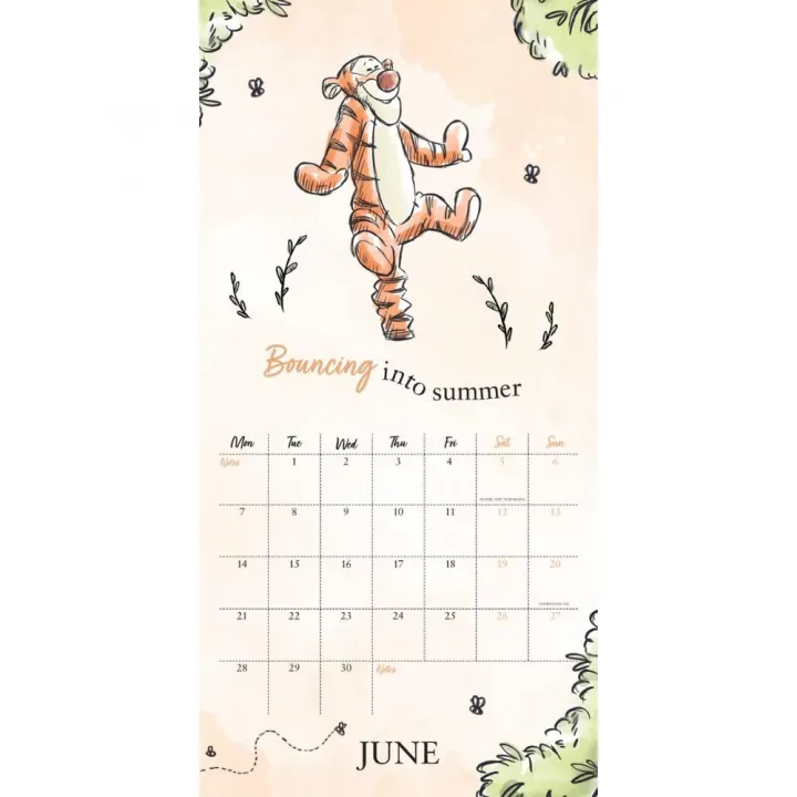 Winnie The Pooh стенен календар 2027 – снимка 2