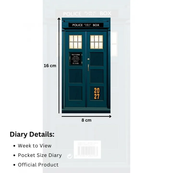Doctor Who Slim Diary 2027 – снимка 4