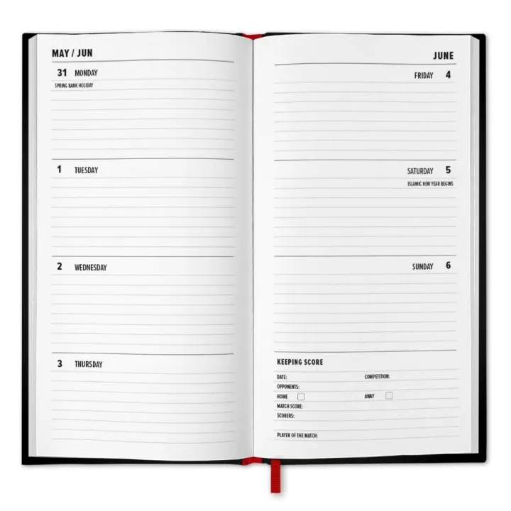 Manchester United FC Slim Diary 2027 – снимка 2