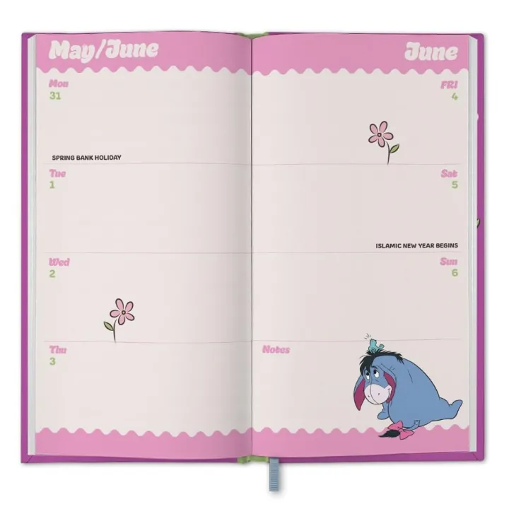 Winnie The Pooh Eeyore Slim Diary 2027 – снимка 2