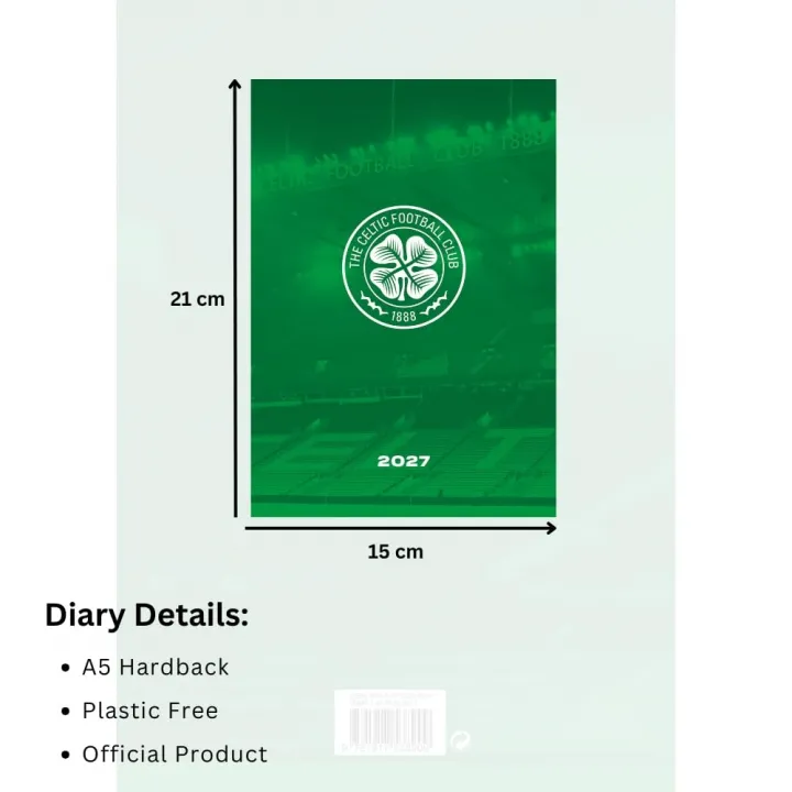 Celtic FC дневник органайзер 2027 – снимка 4