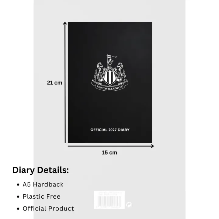 Newcastle United FC дневник органайзер 2027 – снимка 4