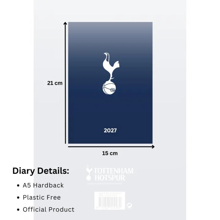 Tottenham Hotspur FC дневник органайзер 2027 – снимка 4