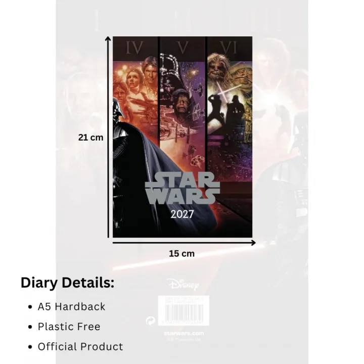 Star Wars дневник органайзер 2027 – снимка 4