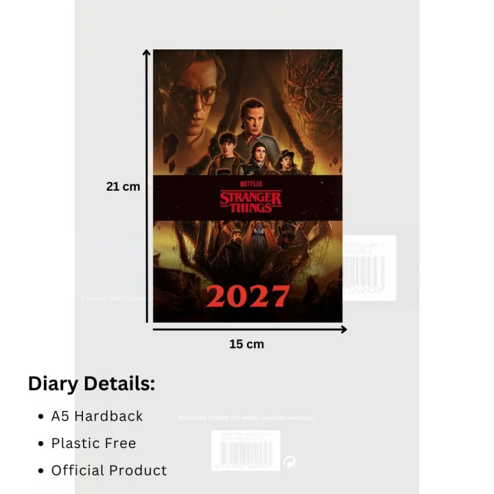 Stranger Things дневник органайзер 2027 – снимка 4
