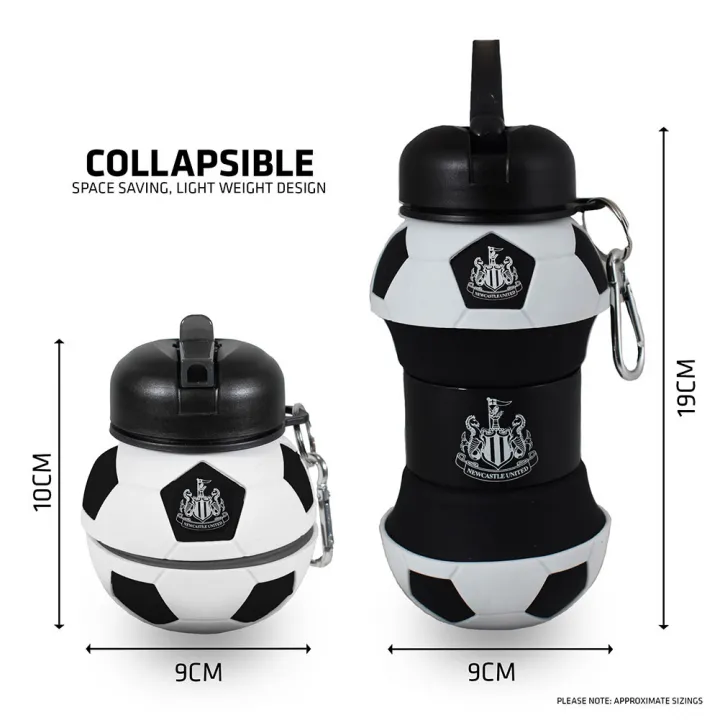 Newcastle United FC сгъваемо шише за вода във формата на топка – снимка 4