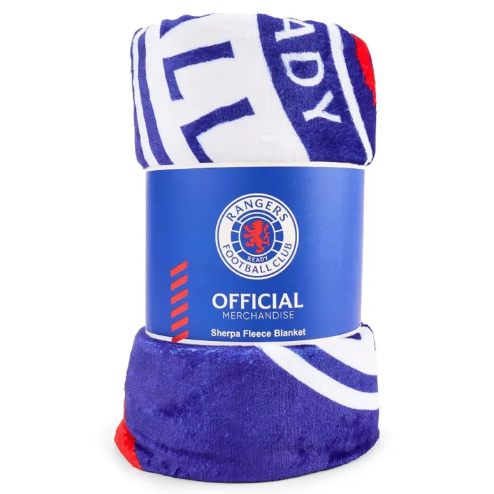 Rangers FC Geo Sherpa Fleece Blanket – снимка 3