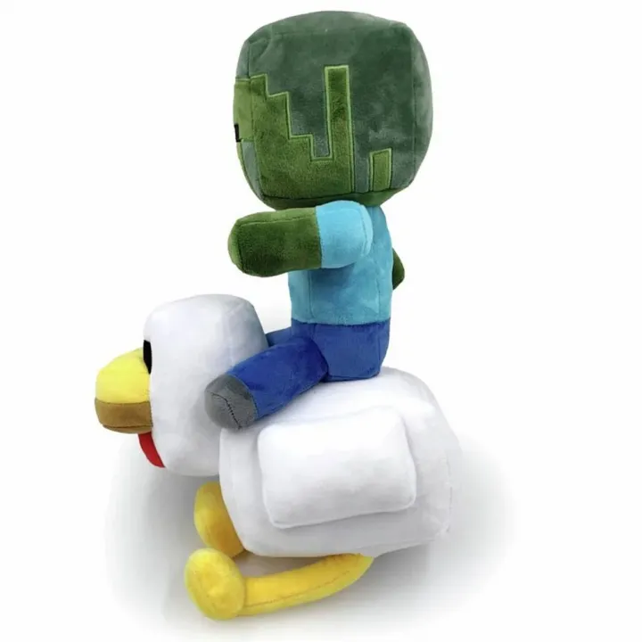 Minecraft Chicken Jockey Shaped Cushion – снимка 2