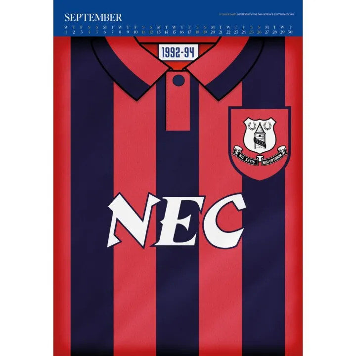 Everton FC Deluxe Calendar 2027 – снимка 3