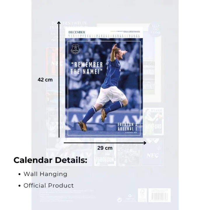 Everton FC Deluxe Calendar 2027 – снимка 6