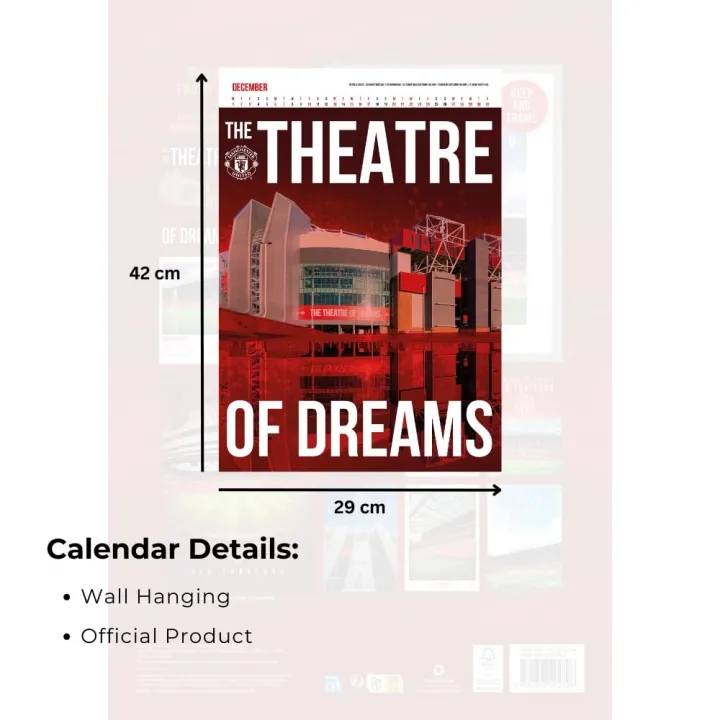 Manchester United FC Deluxe Calendar 2027 – снимка 4