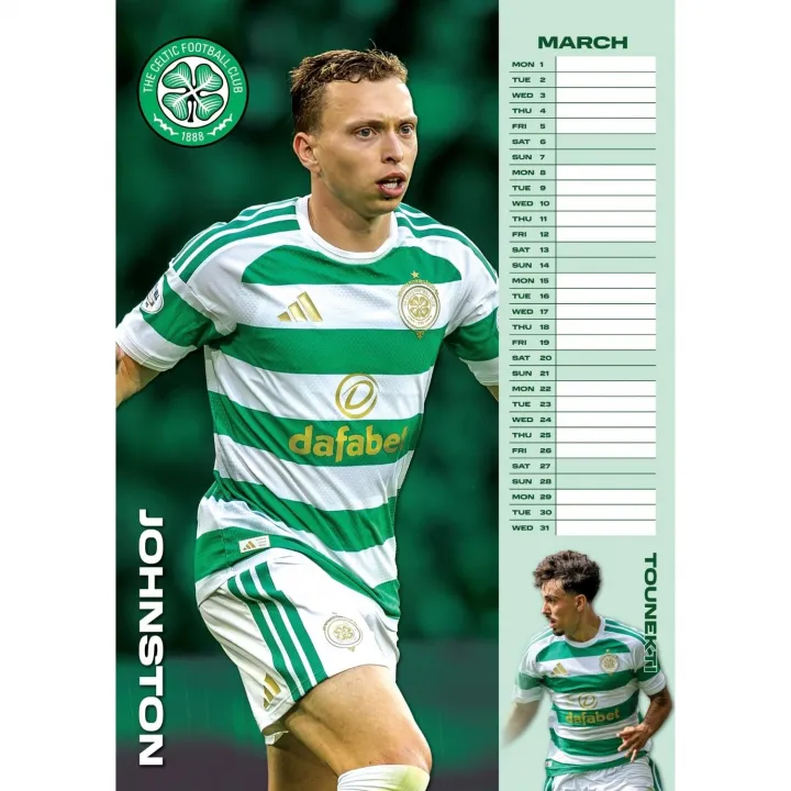 Celtic FC A3 Calendar 2027 – снимка 2