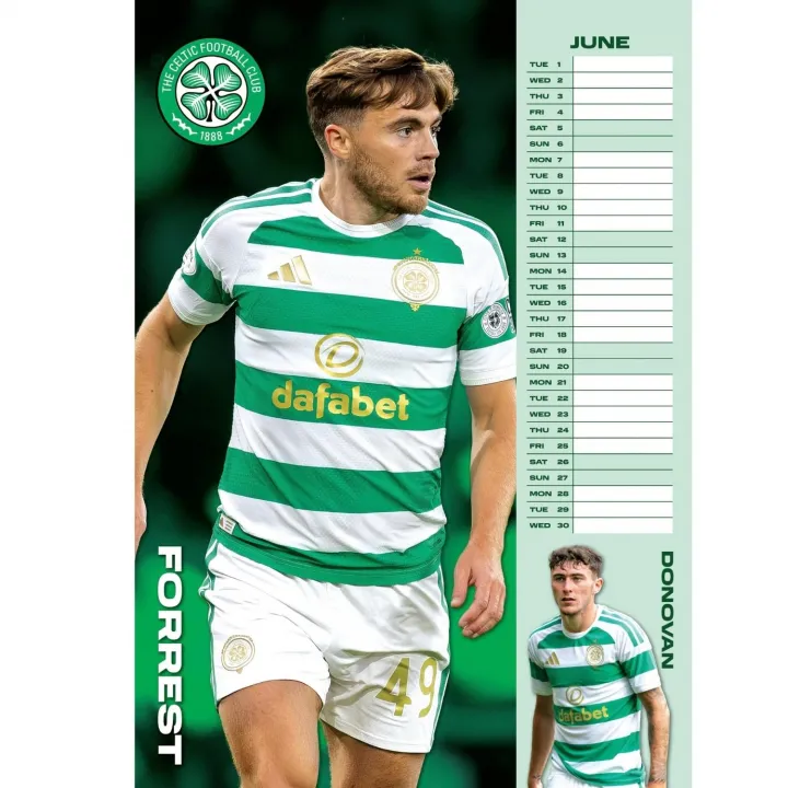 Celtic FC A3 Calendar 2027 – снимка 3