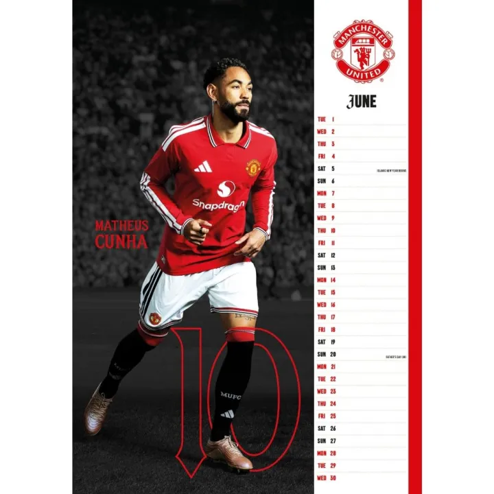 Manchester United FC A3 Calendar 2027 – снимка 3