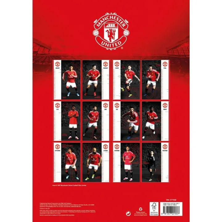 Manchester United FC A3 Calendar 2027 – снимка 4