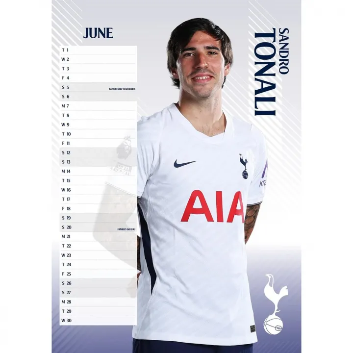 Tottenham Hotspur FC A3 Calendar 2027 – снимка 2