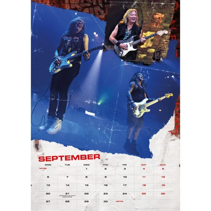 Iron Maiden A3 Calendar 2027 – снимка 2