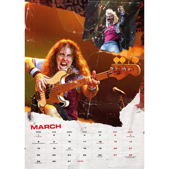 Iron Maiden A3 Calendar 2027 – снимка 3