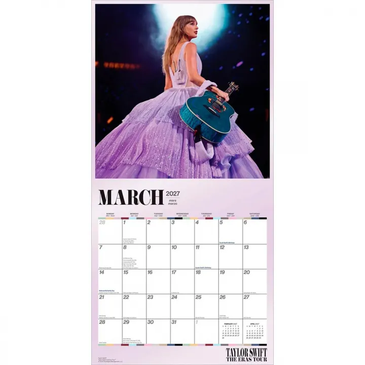 Taylor Swift Square Calendar 2027 – снимка 2