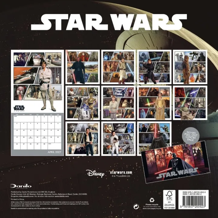 Star Wars Calendar & Diary Gift Box 2027 – снимка 4