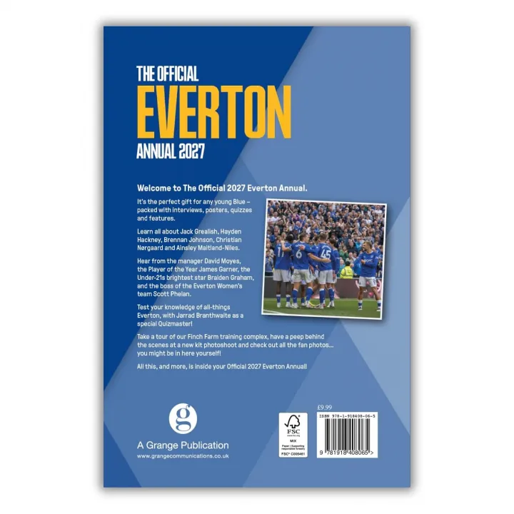 Everton FC Annual 2027 – снимка 4