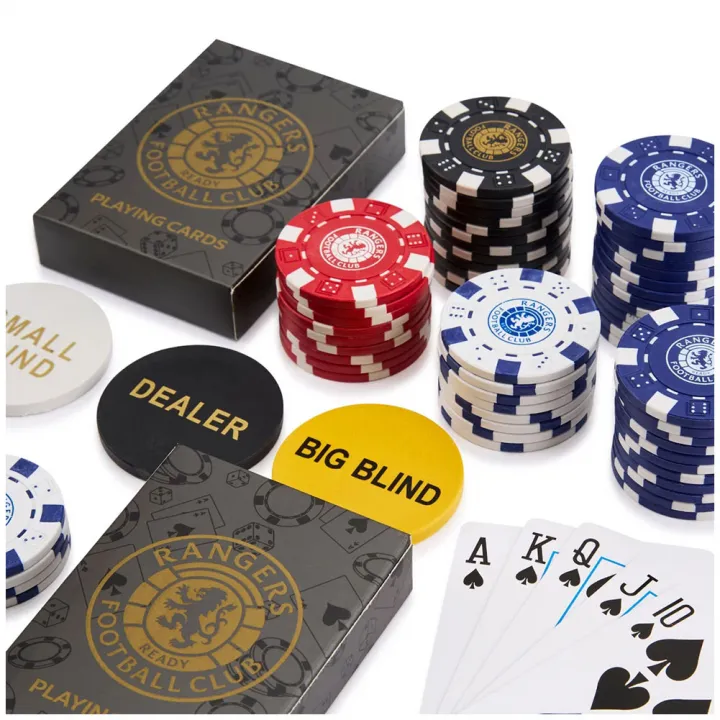 Rangers FC Premium Poker Set – снимка 3
